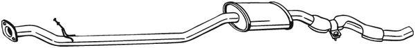 Toba esapament mijloc NISSAN QASHQAI I 2.0 intre 2007-2013 [2]