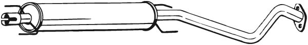 Toba esapament mijloc OPEL ASTRA G 1.6-2.2 intre 1998-2005 [2]