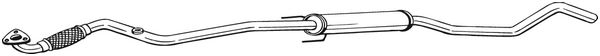 Toba esapament mijloc potrivit OPEL CORSA C, TIGRA 1.8 2000-2010 [2]