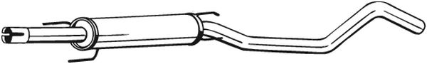 Toba esapament mijloc OPEL MERIVA A 1.8 intre 2003-2010 [2]