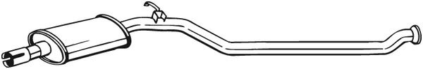 Toba esapament mijloc PEUGEOT 206 2.0 intre 2000-2007 [2]