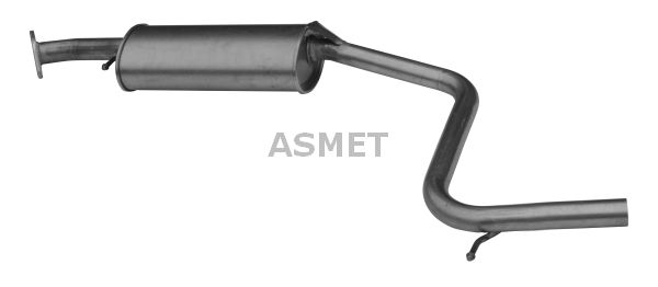 Toba esapament mijloc potrivit ford mondeo ii 1.6 1.8 08.96-09.00