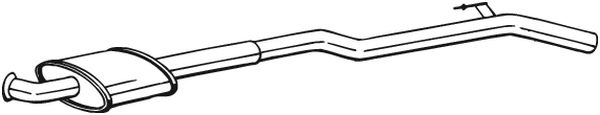 Toba esapament mijloc RENAULT CLIO II 1.4 intre 1998-2005 [2]