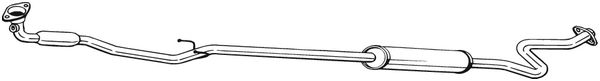 Toba esapament mijloc TOYOTA YARIS 1.3 intre 2002-2005 [2]
