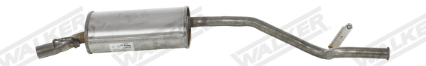Toba esapament Spate (dedicat, lungime: 1170mm) potrivit FIAT PANDA 1.1 05.91-07.04