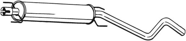 Toba esapamet intermediara potrivit OPEL ASTRA G, ASTRA G CLASSIC, ASTRA H, ASTRA H CLASSIC, ASTRA H GTC 1.6/1.8 02.98- [2]