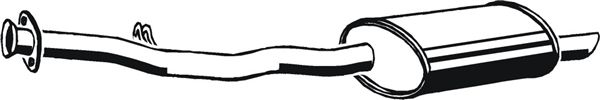 Toba finala esapament potrivit BMW 3 (E36) 1.6 09.93-05.99