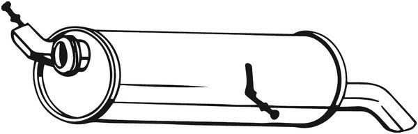 Toba finala esapament potrivit CITROEN C4, C4 I; PEUGEOT 307, 308 I 1.6/1.6ALK 08.00-10.14 [2]