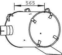Toba finala esapament potrivit MERCEDES ATEGO OM906.920-OM906.926 01.98-10.04 [2]