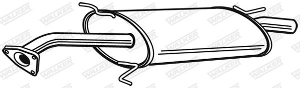 Toba finala esapament potrivit MITSUBISHI LANCER CARGO/KOMBI, LANCER VII 1.6 09.03-12.13 [2]