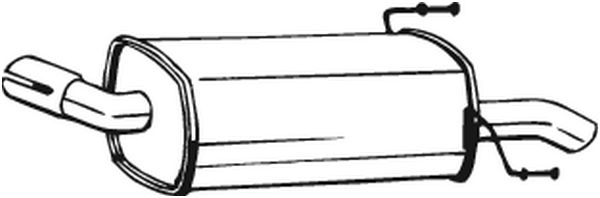 Toba finala esapament potrivit OPEL ZAFIRA B, ZAFIRA B/MINIVAN 1.9D 07.05-04.15 [3]