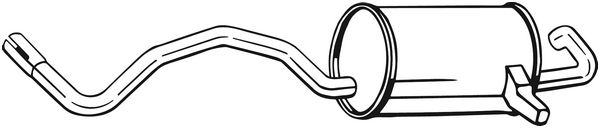 Toba finala esapament potrivit renault megane ii, scenic ii 1.4 1.6 1.6alk 11.02-
