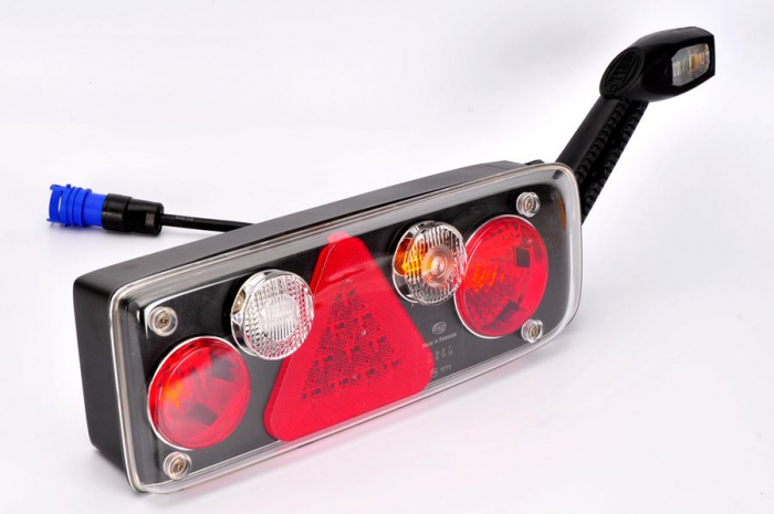 Tripla lampa spate negru EasyConn-II dreapta 24V [2]