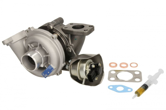 Turbocompresor (Nou, cu set de garnituri) potrivit CITROEN C4, C4 I; PEUGEOT 206, 207, 307, 308 I 1.6D 11.03-