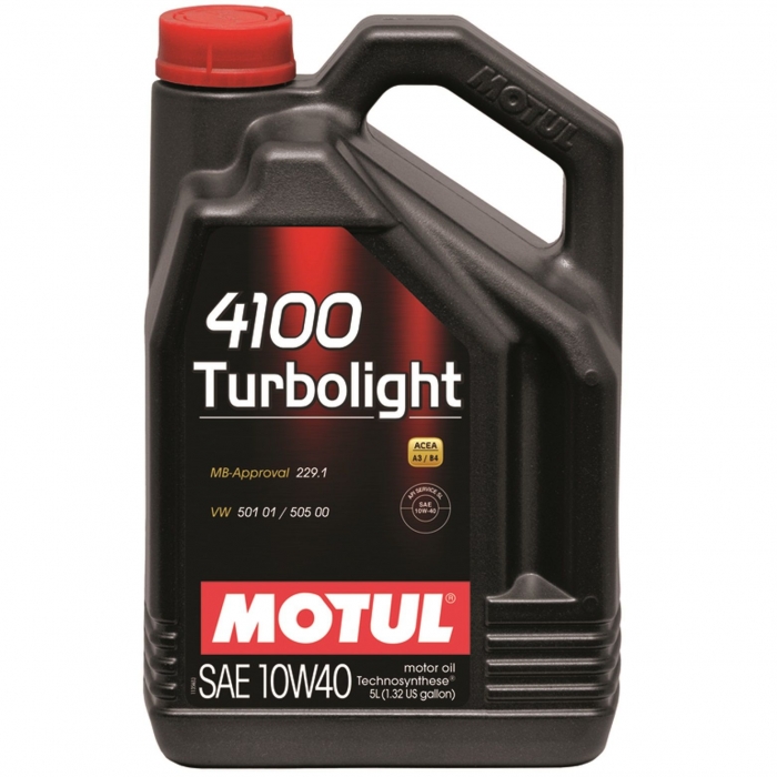 Ulei motor MOTUL 4100 TURBOLIGHT 10W40 5L