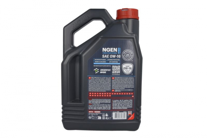 Ulei motor NGEN HYBRID (4L) 0W16 (masini hibrid) ;API SP; ACEA GF-6B; HONDA; SUZUKI; TOYOTA [3]