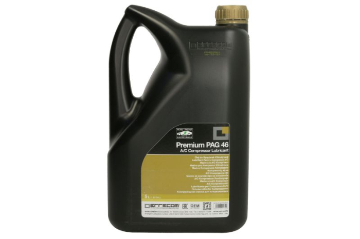 Ulei sistem clima vehicul ERRECOM, 5L 1 buc, tip racire: R1234yf/R134a, service pentru mașini hibride, mentenanta eV, PREMIUM, potrivit  toate modelele [2]