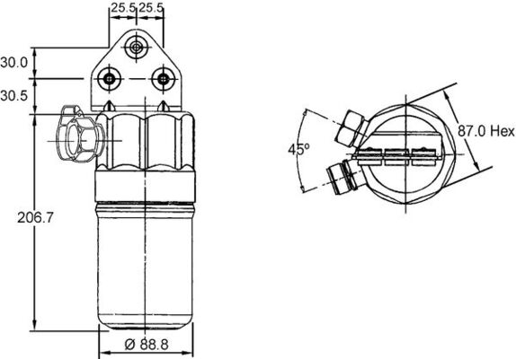 Uscator aer conditionat potrivit AUDI A6 C5, ALLROAD C5 1.9D-4.2 12.97-08.05