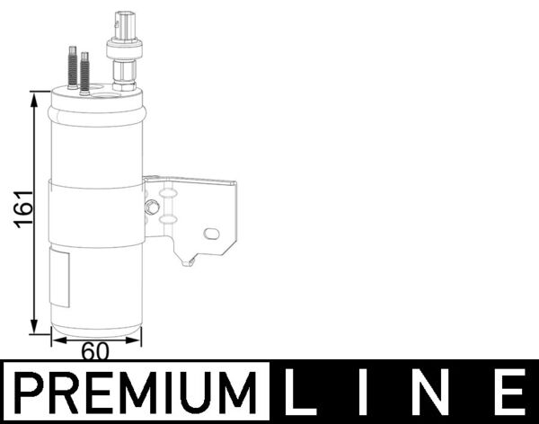 Uscator aer conditionat potrivit FORD ECOSPORT 1.0-2.0 08.12-