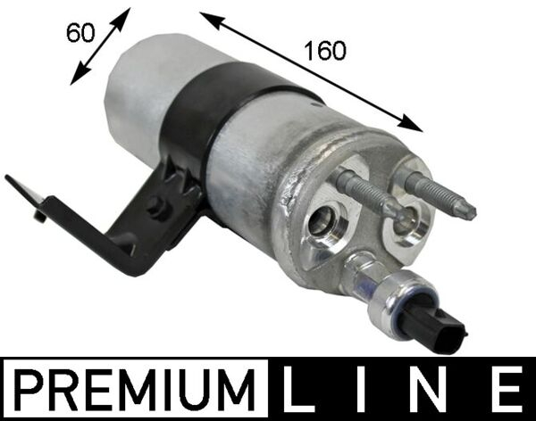 Uscator aer conditionat potrivit FORD FIESTA VI 1.6D 06.08-04.17