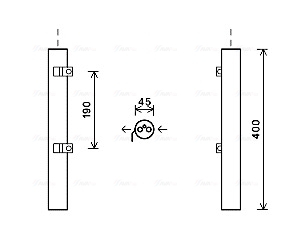 Uscator aer conditionat potrivit MERCEDES GL (X164), M (W164), R (W251, V251) 3.0-6.3 02.05-12.14 [3]