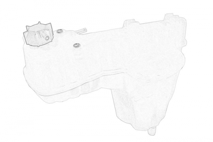 Vas expansiune racire potrivit JOHN DEERE 6130M, 6135M, 6135R, 6140 M, 6145M, 6145R, 6150 M, 6155M, 6155R, 6170 M, 6170 R, 6175M, 6175R, 6190 R, 6195M, 6195R, 6210 R, 6210M, 6215R, R4040, R4050