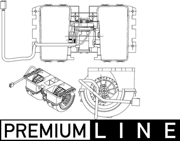Ventilator habitaclu 24V potrivit MERCEDES ECONIC 01.98- [3]