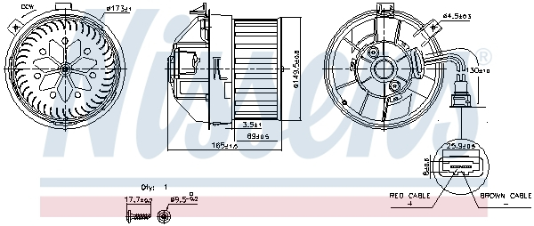 Ventilator habitaclu potrivit ALFA ROMEO GIULIETTA, GIULIETTA/HATCHBACK 1.4-2.0D 04.10-12.20 [3]