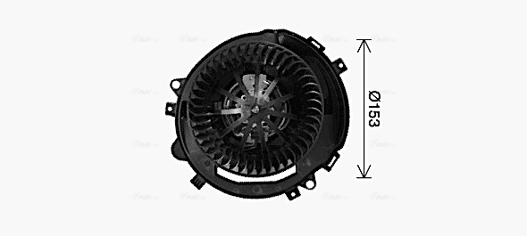 Ventilator habitaclu potrivit AUDI A3, Q2, Q3, TT; CUPRA ATECA; SEAT ATECA, LEON, LEON SC, LEON SPORTSTOURER, LEON ST, TARRACO; SKODA KAROQ, KODIAQ I, OCTAVIA III, OCTAVIA IV 1.0-Electric 04.12-