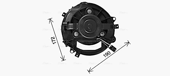 Ventilator habitaclu potrivit AUDI A3, Q2, Q3, TT; CUPRA ATECA; SEAT ATECA, LEON, LEON SC, LEON SPORTSTOURER, LEON ST, TARRACO; SKODA KAROQ, KODIAQ I, OCTAVIA III, OCTAVIA IV 1.0-Electric 04.12- [3]