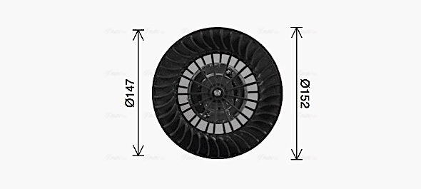 Ventilator habitaclu potrivit BMW 5 (E34), 7 (E32), 8 (E31) 1.8-5.6 03.85-12.99