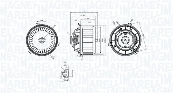 Ventilator habitaclu potrivit CHEVROLET TRAX; OPEL MOKKA MOKKA X 1.4-1.8 06.12-