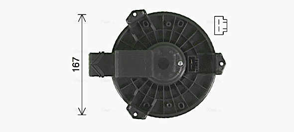 Ventilator habitaclu potrivit CHRYSLER SEBRING; DODGE AVENGER, CALIBER, JOURNEY; HONDA ACCORD VIII, CROSSTOUR I, CR-V III, CR-V IV, PILOT; JEEP COMPASS, PATRIOT; MAZDA CX-9 1.6D-4.0 01.05- [3]