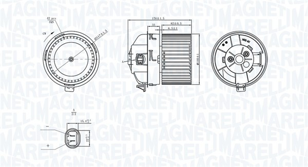 Ventilator habitaclu potrivit CITROEN C4 II, DS4; PEUGEOT 308, 308 I, RCZ 1.4-2.0D 09.07-