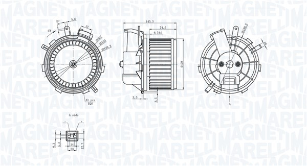Ventilator habitaclu potrivit CITROEN JUMPER II; FIAT DUCATO; PEUGEOT BOXER 2.0D-3.0D 04.06- [2]