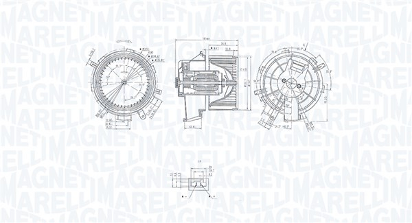 Ventilator habitaclu potrivit CITROEN JUMPER II; FIAT DUCATO; PEUGEOT BOXER 2.0D-3.0D 04.06-