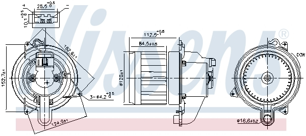 Ventilator habitaclu potrivit DACIA DUSTER, LOGAN II, LOGAN MCV II, SANDERO II; RENAULT CLIO IV, DUSTER, LOGAN I, LOGAN/STEPWAY II, SANDERO/STEPWAY II, THALIA III 0.9-2.0 dupa 2008 [2]