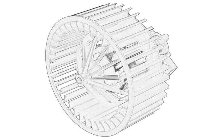 Ventilator habitaclu potrivit DEUTZ FAHR AGROTRAC, AGROTRON K, AGROTRON L, AGROTRON M, AGROTRON NEW, AGROTRON X; LAMBORGHINI R; SAME DIAMOND, IRON, LASER, LASER 3, SILVER