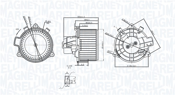 Ventilator habitaclu potrivit FIAT STILO 1.2-1.9D 10.01-08.08 [2]