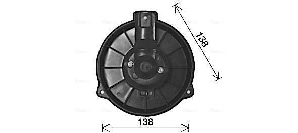 Ventilator habitaclu potrivit HONDA ACCORD V, CIVIC V, CIVIC VI, CRX III, INSIGHT, INTEGRA, PRELUDE IV 1.0H-2.3 10.91-12.06 [3]