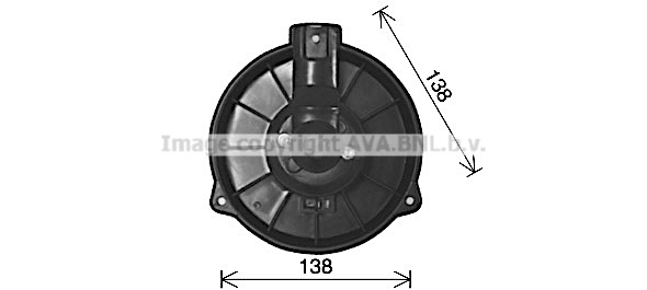 Ventilator habitaclu potrivit HONDA ACCORD V, CIVIC V, CIVIC VI, CRX III, INSIGHT, INTEGRA, PRELUDE IV 1.0H-2.3 10.91-12.06