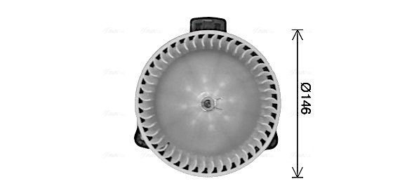 Ventilator habitaclu potrivit HONDA ACCORD V, CIVIC V, CIVIC VI, CRX III, INSIGHT, INTEGRA, PRELUDE IV 1.0H-2.3 10.91-12.06