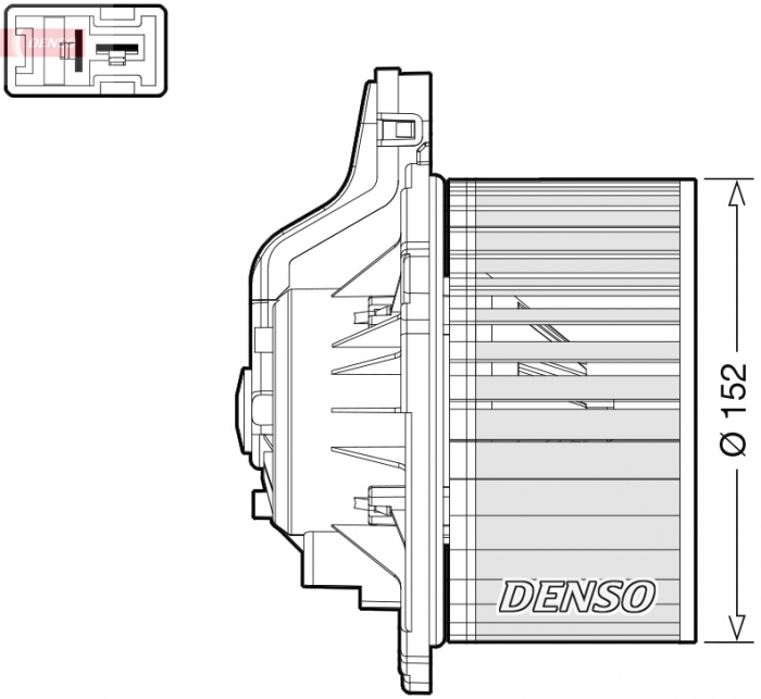 Ventilator habitaclu potrivit HYUNDAI GRAND SANTA FE, I30, SANTA FE II, SANTA FE III; KIA CARENS IV, CEE D 1.0-2.4 01.09-