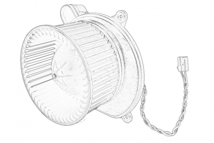 Ventilator habitaclu potrivit JEEP COMMANDER, GRAND CHEROKEE III 3.0-6.1 10.04-