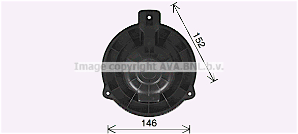 Ventilator habitaclu potrivit KIA RIO III 1.1D-1.4D 09.11-