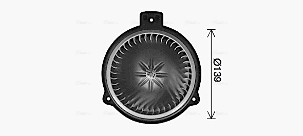 Ventilator habitaclu potrivit KIA RIO III 1.1D-1.6 06.11-