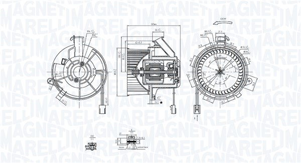 Ventilator habitaclu potrivit MERCEDES AMG GT (C190), AMG GT (R190), C (C204), C T-MODEL (S204), C (W204), CLS (C218), CLS SHOOTING BRAKE (X218), E (A207), E (C207) 1.6-6.3 dupa 2007 [3]