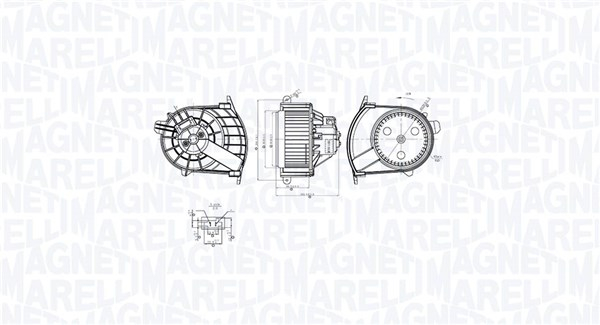 Ventilator habitaclu potrivit MERCEDES CITAN MIXTO (DOUBLE CABIN), CITAN (MPV), CITAN MINIVAN (W415); NISSAN NV250, NV400; OPEL MOVANO B; RENAULT KANGOO BE BOP, KANGOO EXPRESS, KANGOO II 1.2-Electric