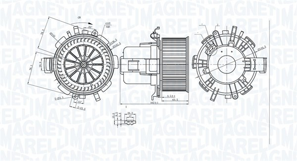 Ventilator habitaclu potrivit OPEL MOVANO; RENAULT MASTER II 1.9D-3.0D 09.00-