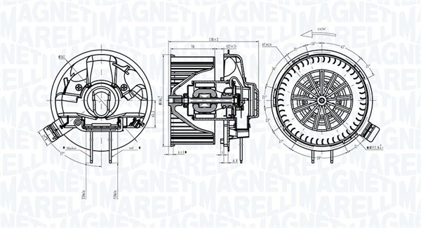 Ventilator habitaclu potrivit RENAULT MODUS 1.2-1.6 09.04-